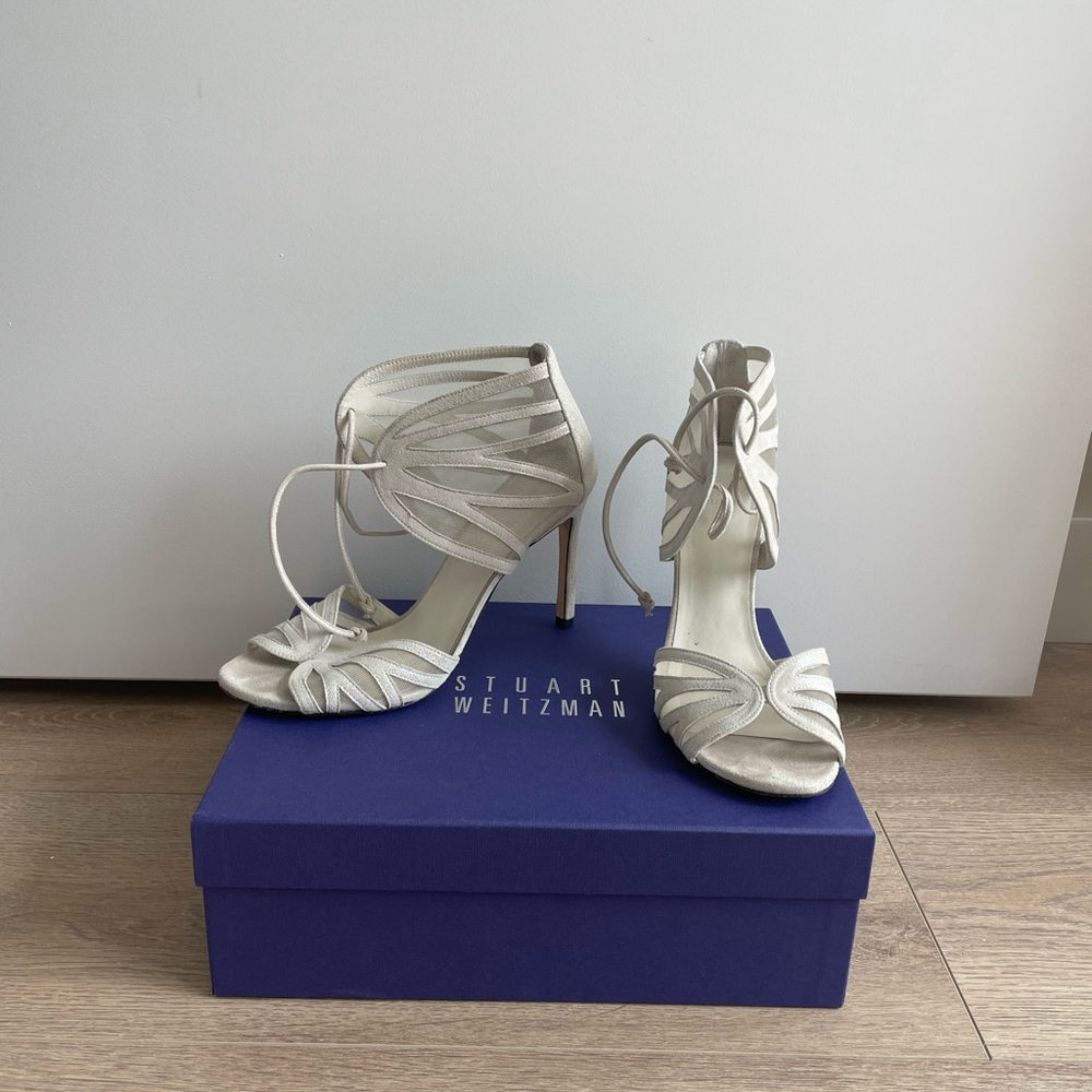 Stuart Weitzman Silver Women's Heels